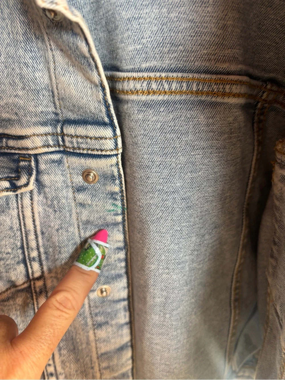 H&M Light Wash Denim Trucker Jacket Kids 6/6X